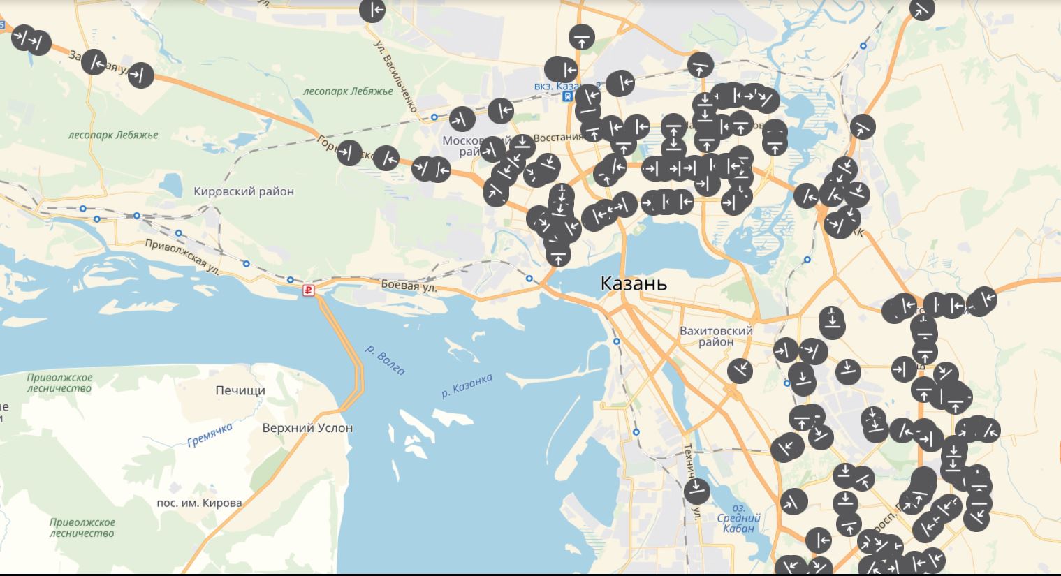 358 собственных рекламных сторон в Казани