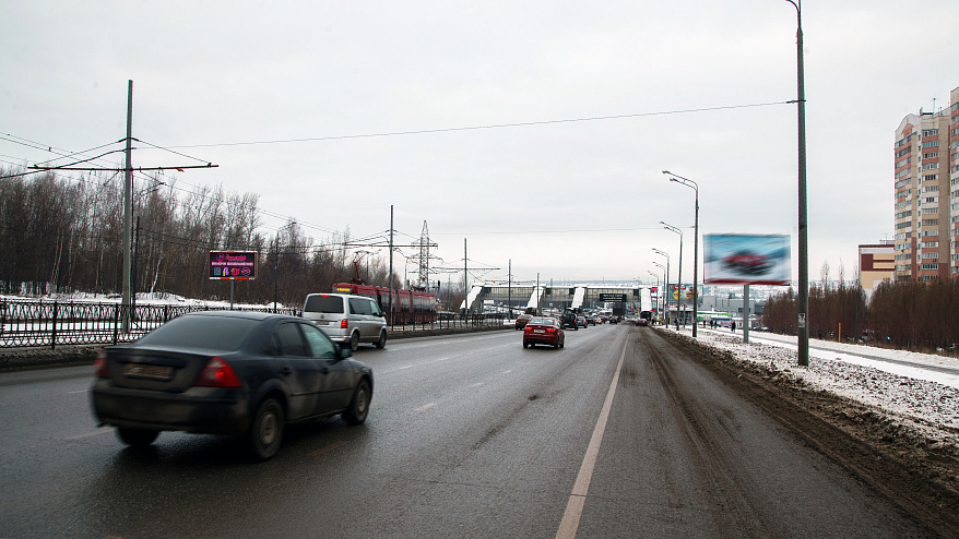Размещение рекламы на щитах Казань, пр. Победы , напротив дома №178б ...
