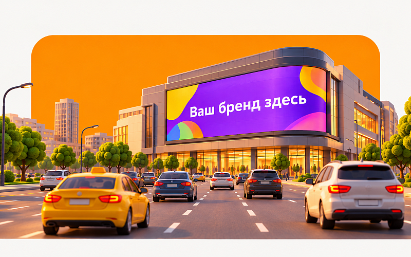 Невозможно проигнорировать: как реклама на медиафасадах захватывает внимание города