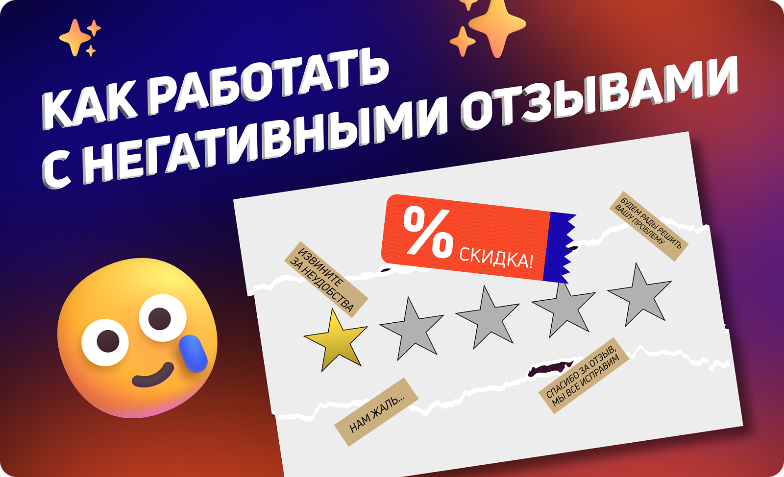 Как работать с негативными отзывами: инструкция для маркетологов