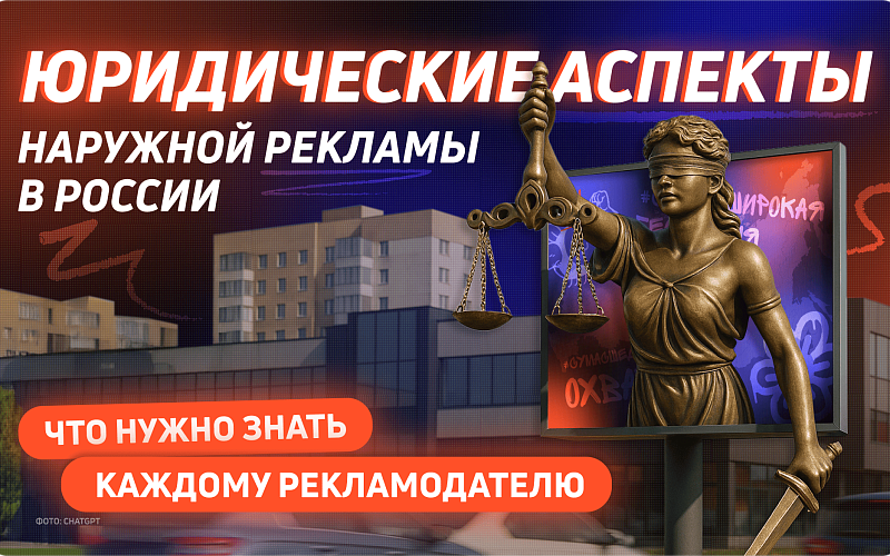 Юридические аспекты наружной рекламы в России: что нужно знать каждому рекламодателю