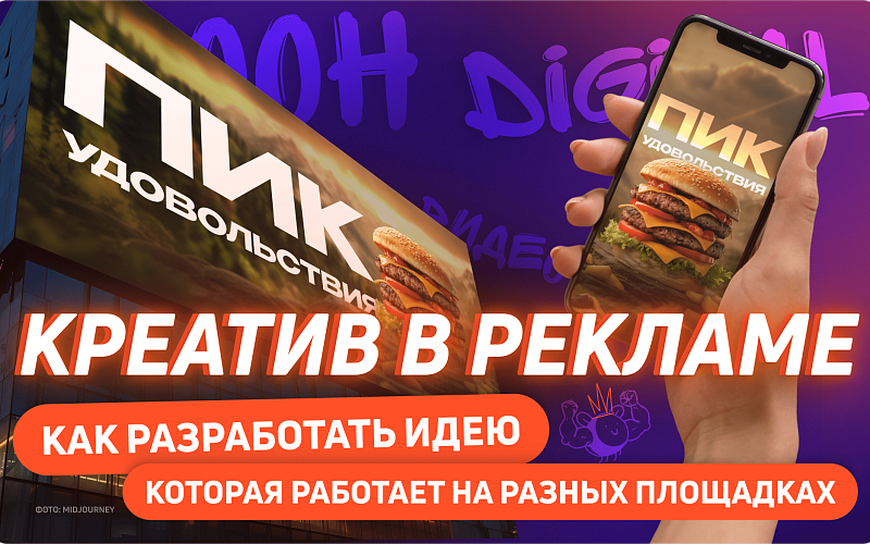 Креатив в рекламе: как разработать идею, которая работает на разных площадках (OOH, digital, видео)