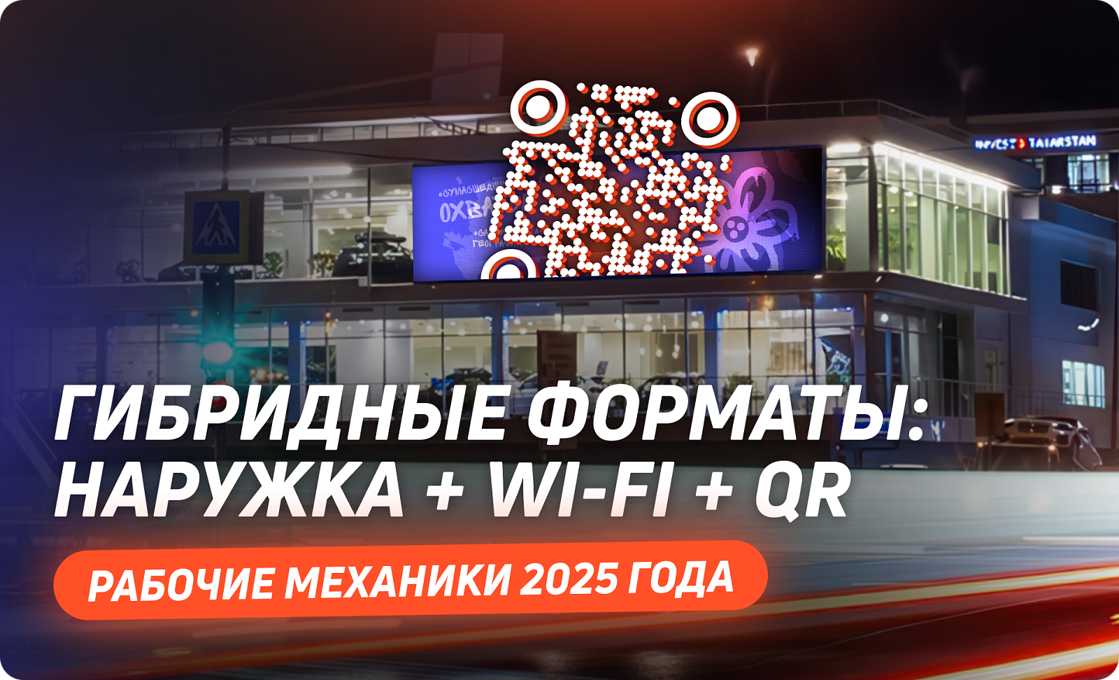 Гибридные форматы: наружка + Wi-Fi + QR — рабочие механики 2025 года 