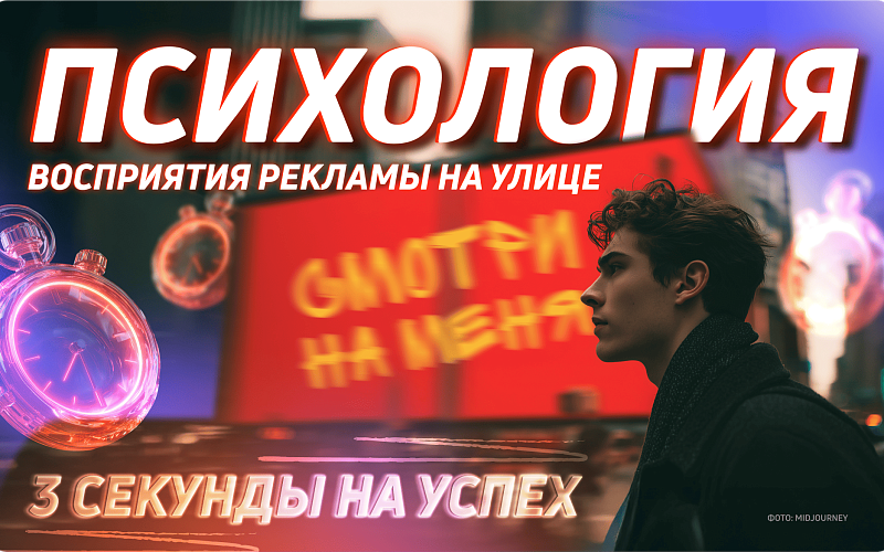 Психология восприятия рекламы на улице: 3 секунды на успех