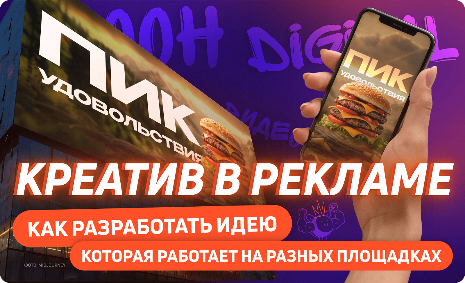 Креатив в рекламе: как разработать идею, которая работает на разных площадках (OOH, digital, видео)