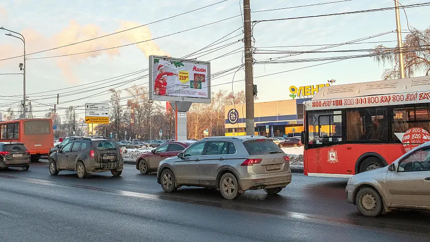 РА Паровоз - наружная реклама в Нижнем Новгороде
